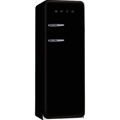 Smeg FAB30RFN 60cm 'Retro Style' Fridge Freezer in Black with Right Hand Hinge